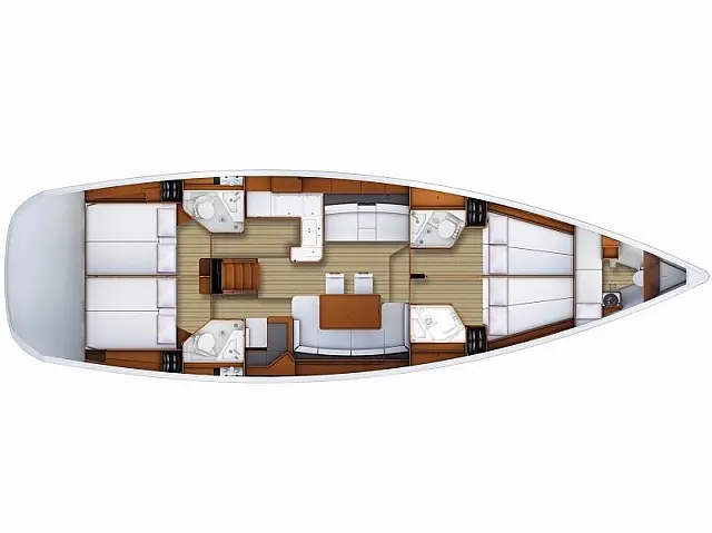 Jeanneau 53 - [Layout image]