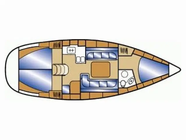 Bavaria Cruiser 37 - [Layout image]