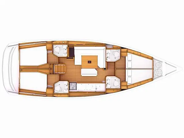 Sun Odyssey 469 - [Layout image]
