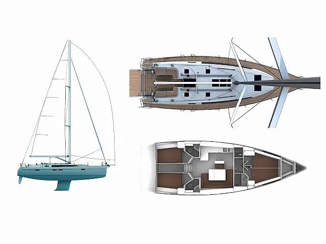 Bavaria Cruiser 46 - [Layout image]