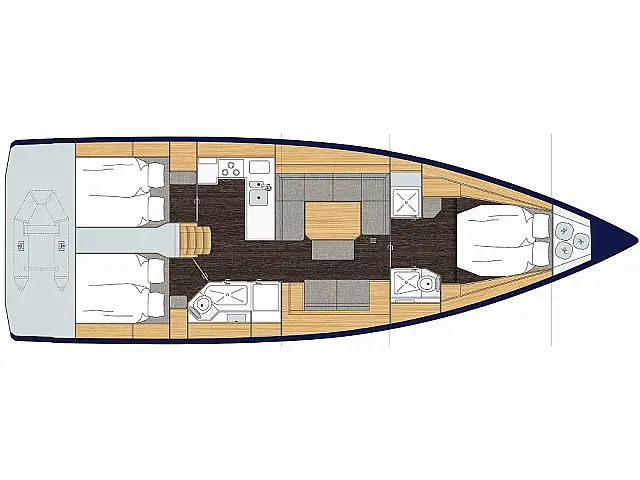 Bavaria C45 Style - [Layout image]
