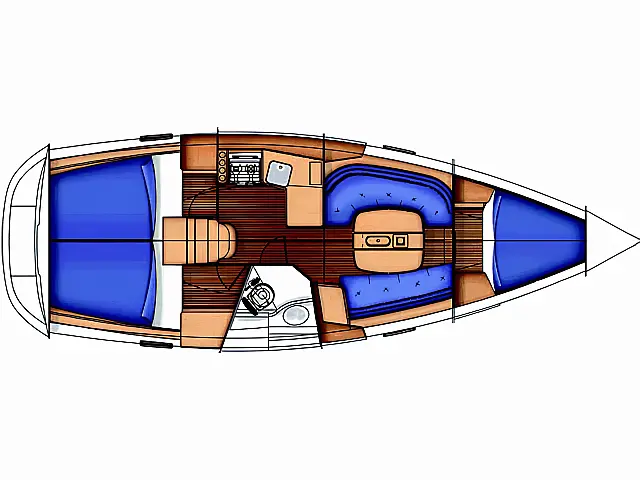 Oceanis 343 - [Layout image]