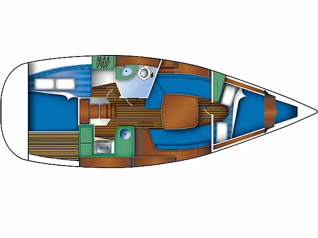 Sun Odyssey 32 i - [Layout image]