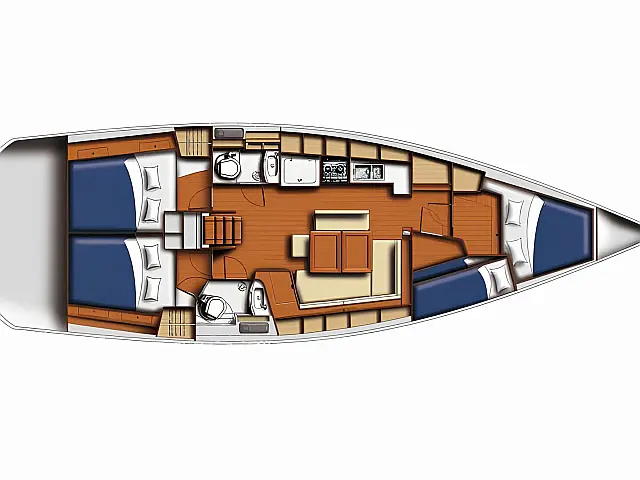 Oceanis 43 - [Layout image]
