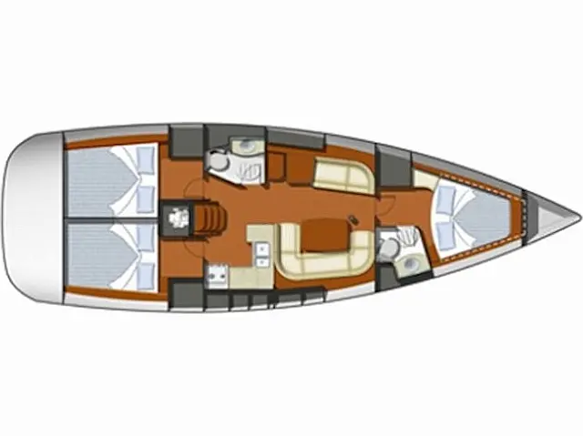 Sun Odyssey 42 i - [Layout image]
