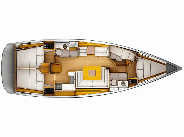 Sun Odyssey 449 - [Layout image]