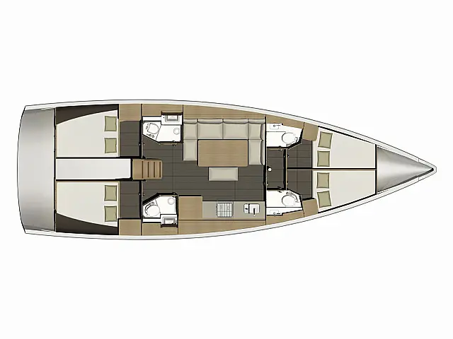Dufour 460GL - [Layout image]