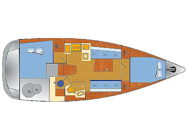 Oceanis 38.1.2 - [Layout image]
