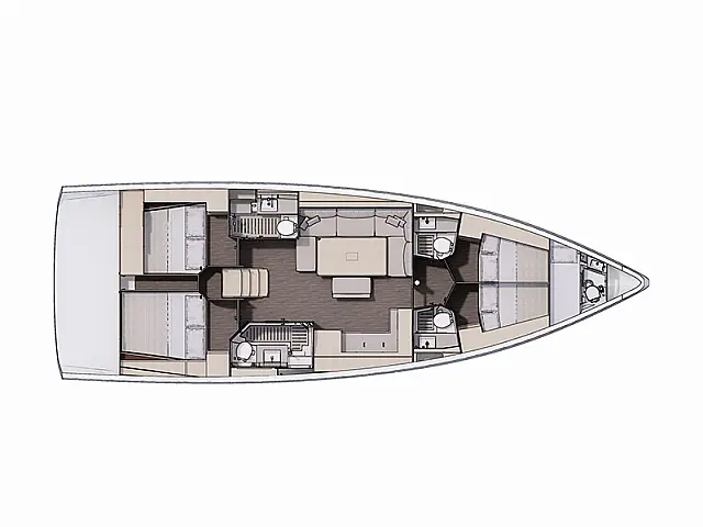 Dufour 470 GL - [Layout image]