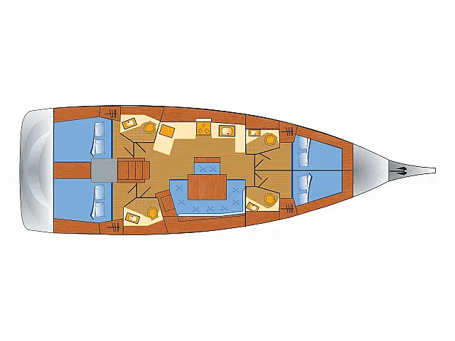 Oceanis 46.1 - [Layout image]