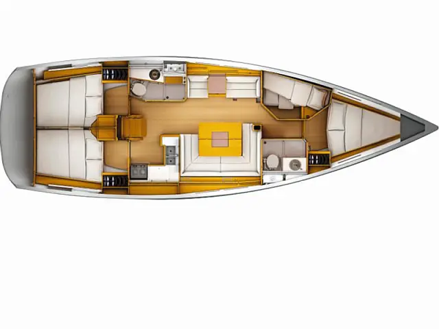 Sun Odyssey 449 - [Layout image]