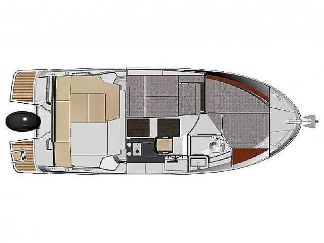 Jeanneau Merry Fisher 795 - [Layout image]