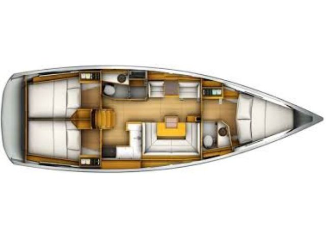 Sun Odyssey 409 - - [Layout image]