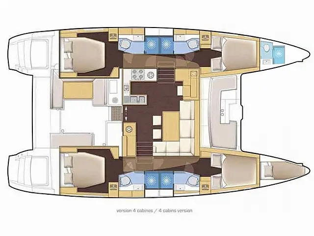 Lagoon 46   - [Layout image]