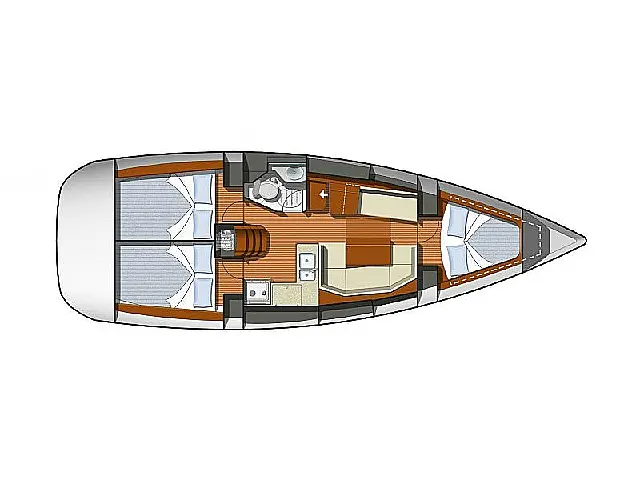 Sun Odyssey 36i - [Layout image]