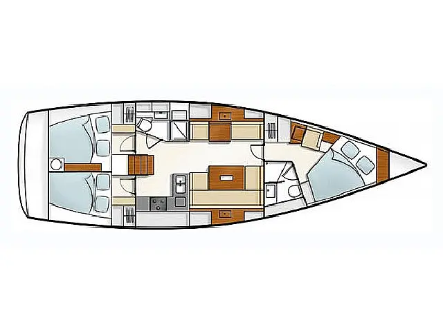 Hanse 430 - [Layout image]