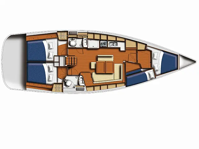 Oceanis 43 - [Layout image]