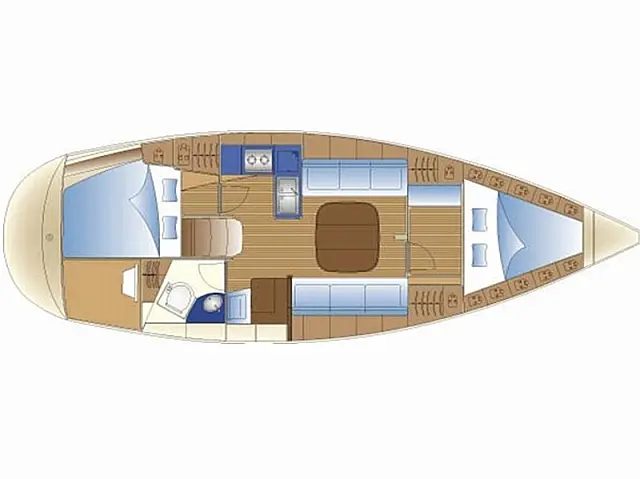 Bavaria 36 (Owner's version) - [Layout image]