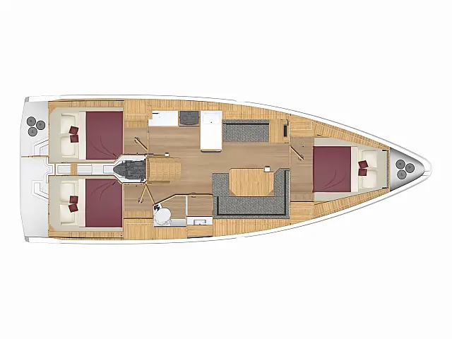 Bavaria C38 - [Layout image]