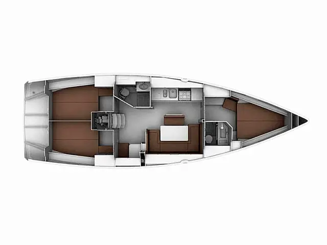Bavaria Cruiser 40 - [Layout image]