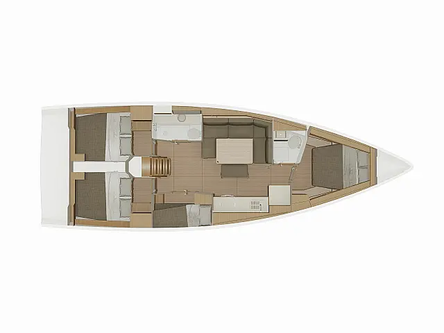Dufour 430 Grand Large - [Layout image]