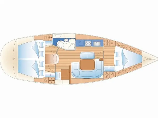 Bavaria 38 Cruiser - [Layout image]