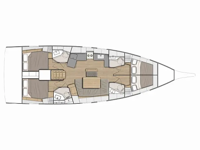 Oceanis 46.1 - [Layout image]