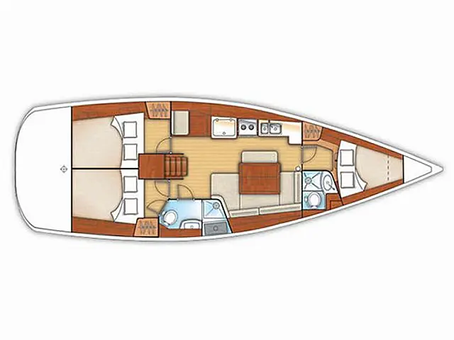 Oceanis 40 - [Layout image]