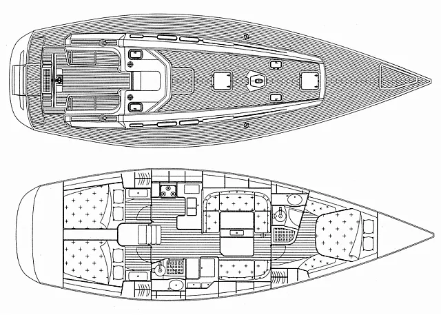 Grand Soleil 45 - [Layout image]