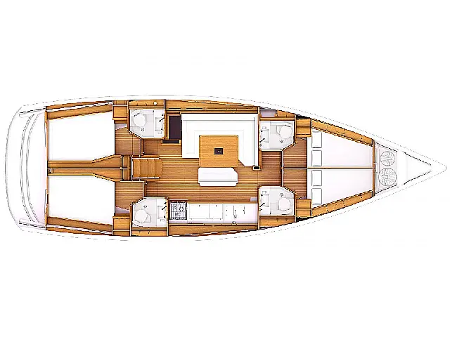 Sun Odyssey 479 - [Layout image]