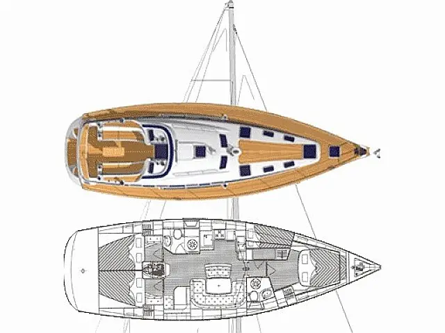 Bavaria 46 Cruiser - [Layout image]