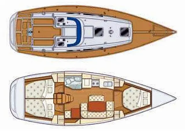 Grand Soleil 37 R - [Layout image]