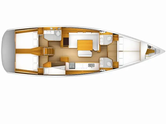 Sun Odyssey 519 - [Layout image]