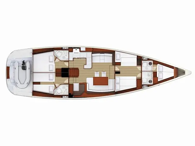 Jeanneau 58 - [Layout image]