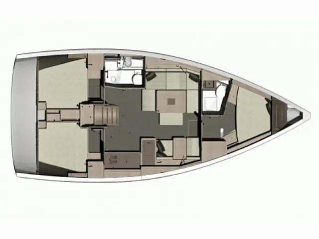 Dufour 412 Grand large - [Layout image]