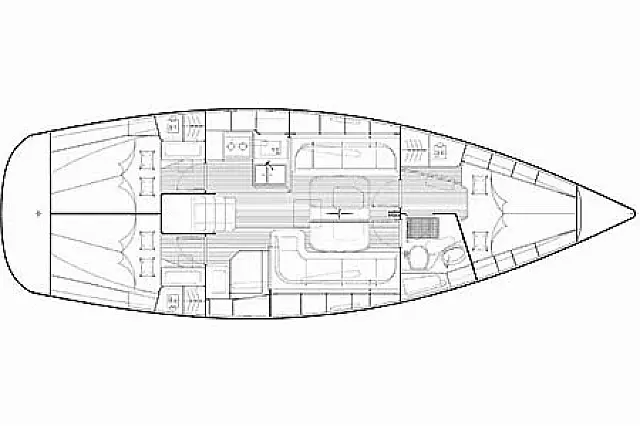 Bavaria 38 Cruiser - [Layout image]