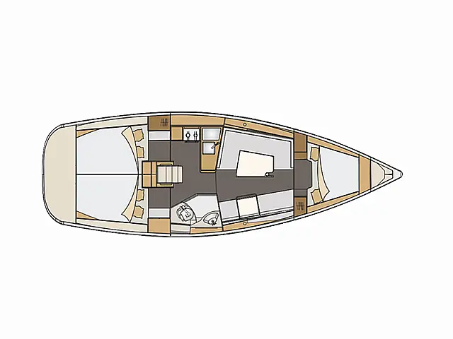 Elan 35 Impression - [Layout image]