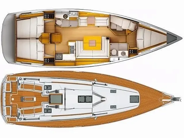 Sun Odyssey 439 - [Layout image]