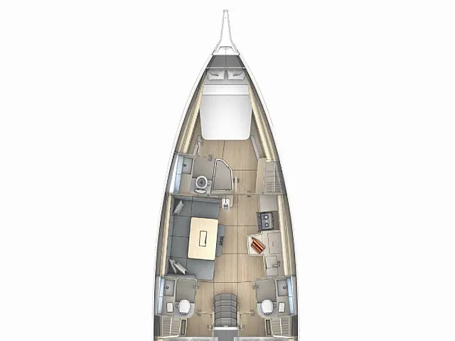 Dufour 41 - [Layout image]