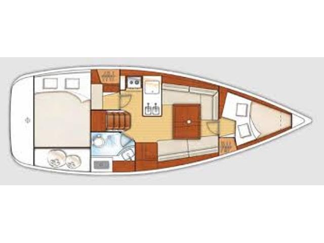 Oceanis 31 - [Layout image]