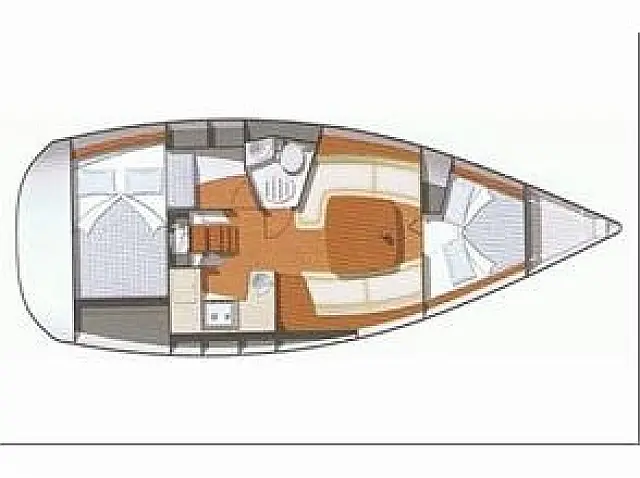 Sun Odyssey 32 i - [Layout image]