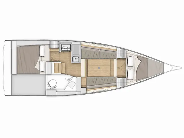 Oceanis 30.1 - [Layout image]
