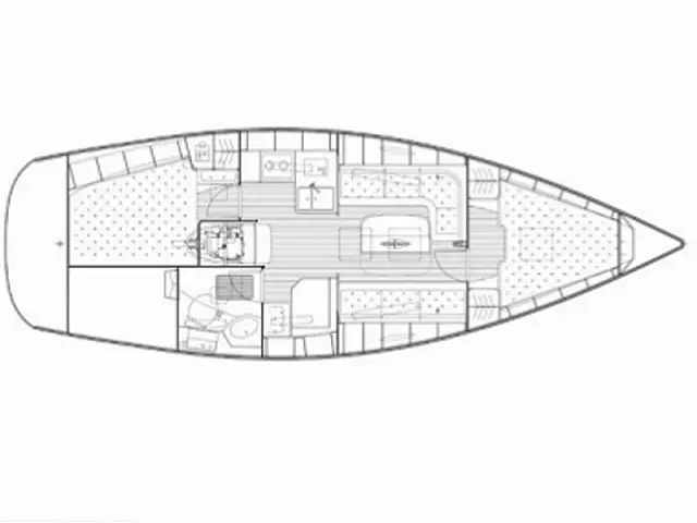 Bavaria 34 Cruiser - [Layout image]
