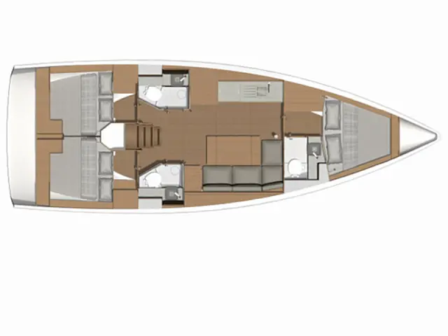 Dufour 390 Grand Large - [Layout image]