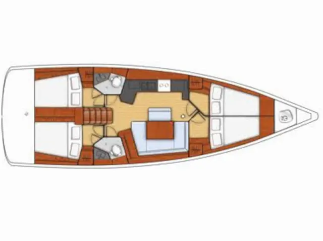 Oceanis 45 - [Layout image]