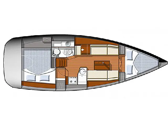 Sun Odyssey 33i - [Layout image]
