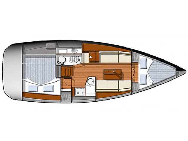 Sun Odyssey 33i - [Layout image]