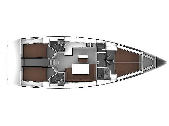 Bavaria Cruiser 46 /4cab - [Layout image]