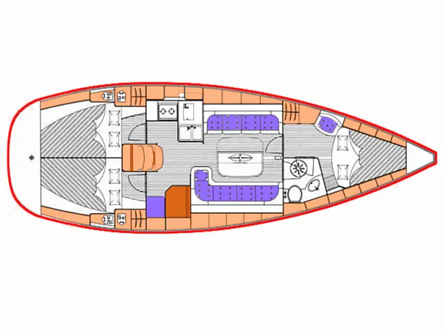 Bavaria 37 Cruiser - [Layout image]