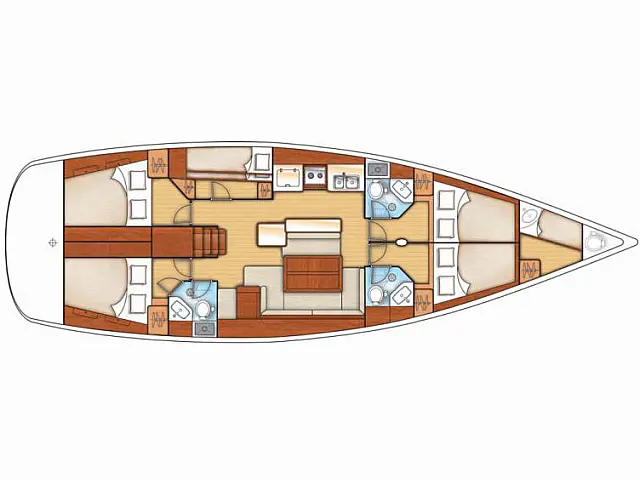 Oceanis 50 - [Layout image]